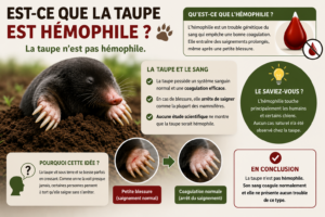 Hémophilie et taupe